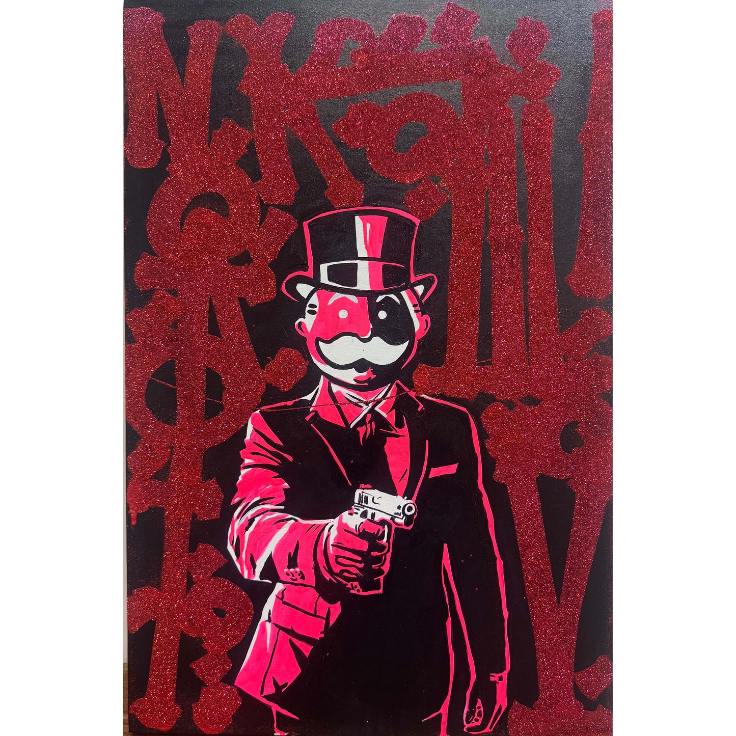 Sinister Monopoly / RETNA Collab "007" Original