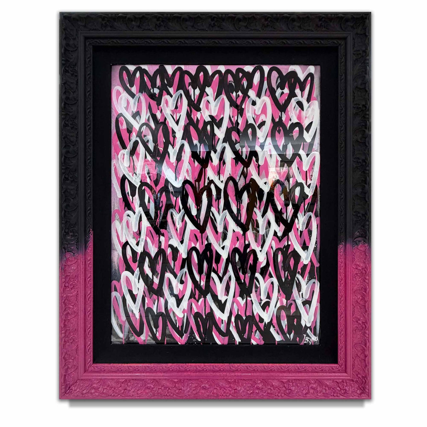 Iryna Miahka "Love in Contrast" Original Canvas