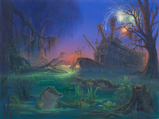 Michael Humphries Disney "Back in the Bayou" Limited Edition Canvas Giclee