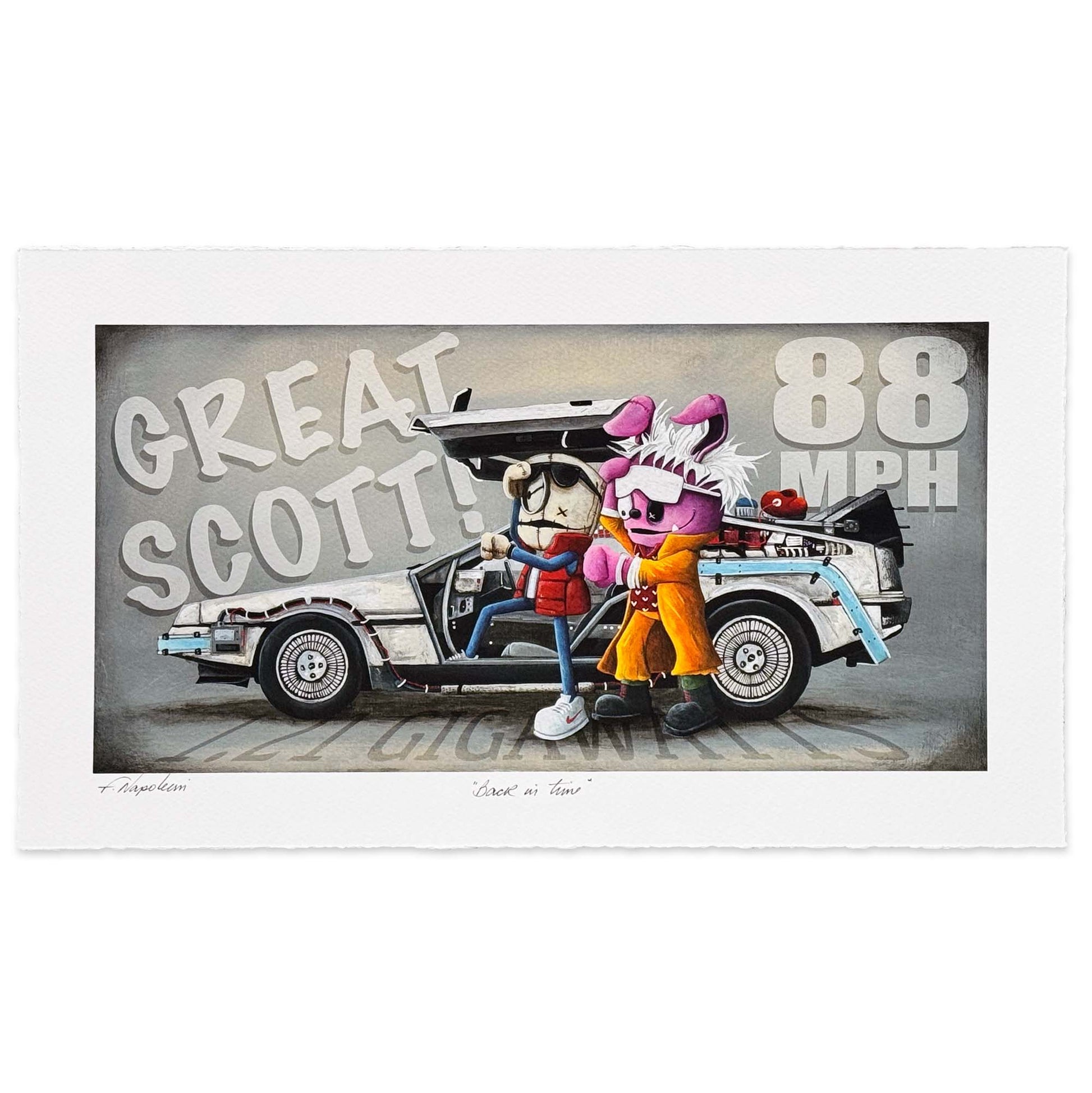 Fabio Napoleoni "Back in Time" Open Edition Paper Giclee