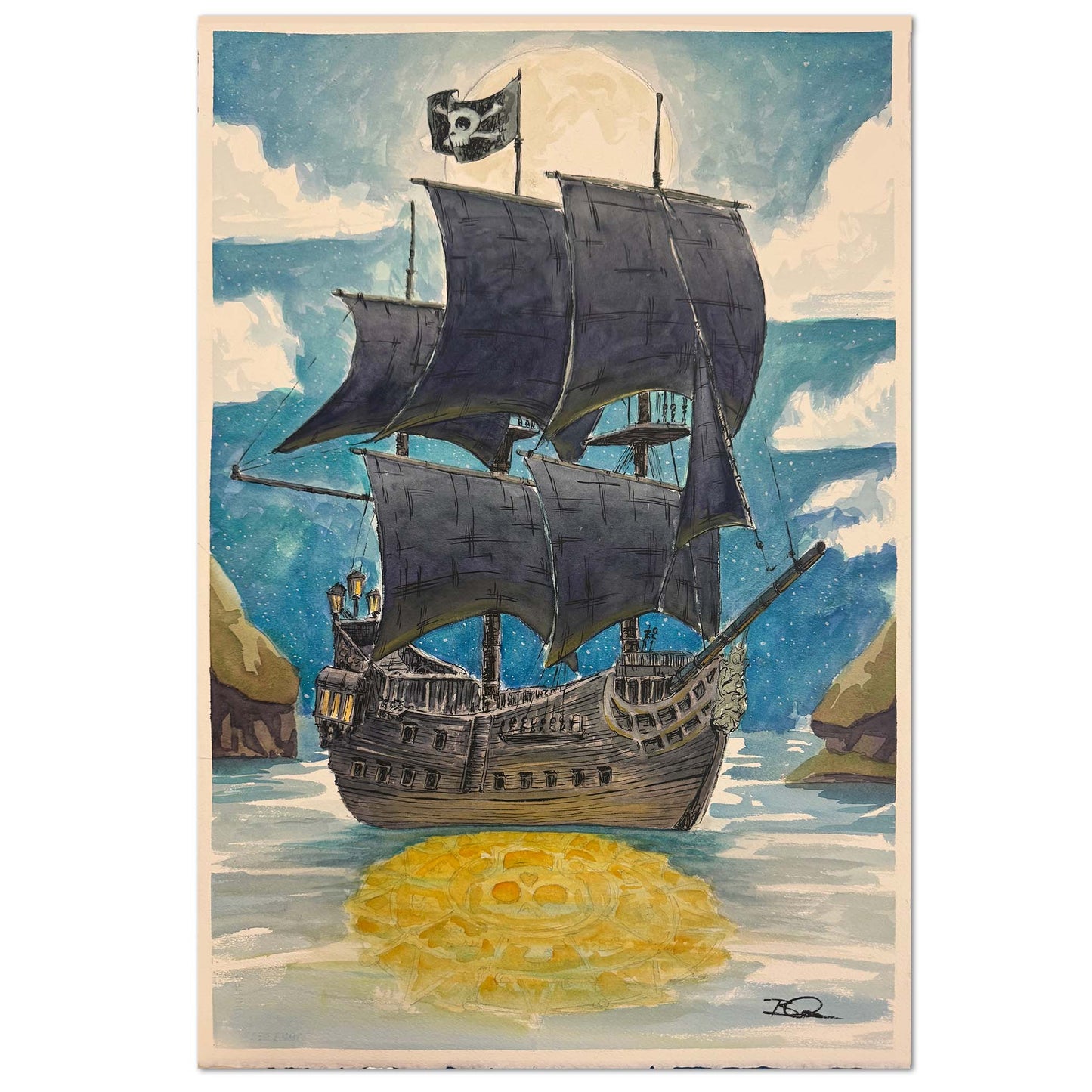 Ben Olson "Black Pearl Golden Glow"