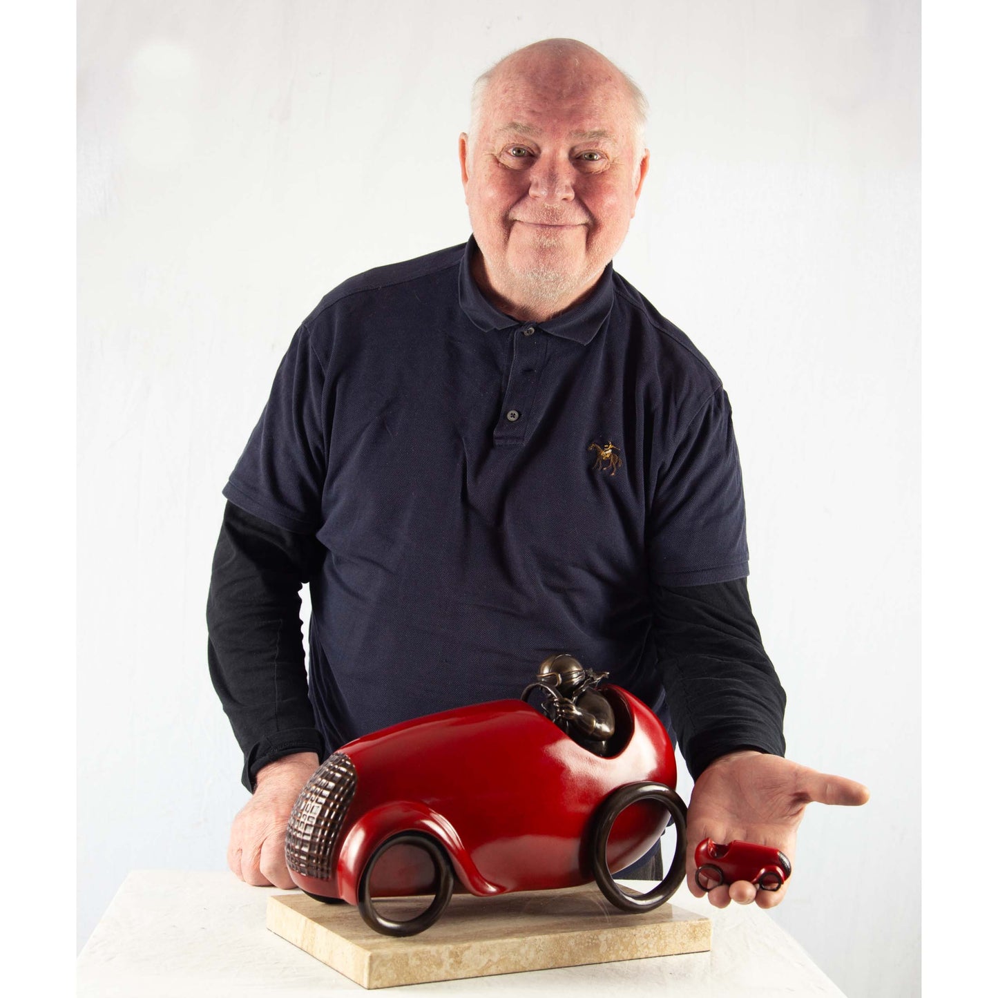 Mackenzie Thorpe "Fastest Car In The World" Sculpture