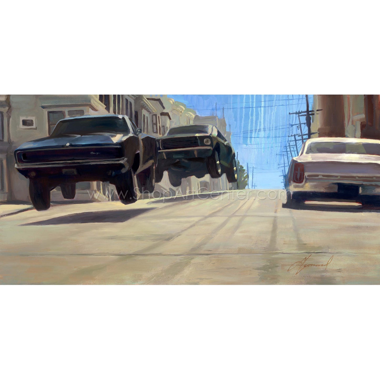 Gabe Leonard "Bullitt" Limited Edition Canvas Giclee