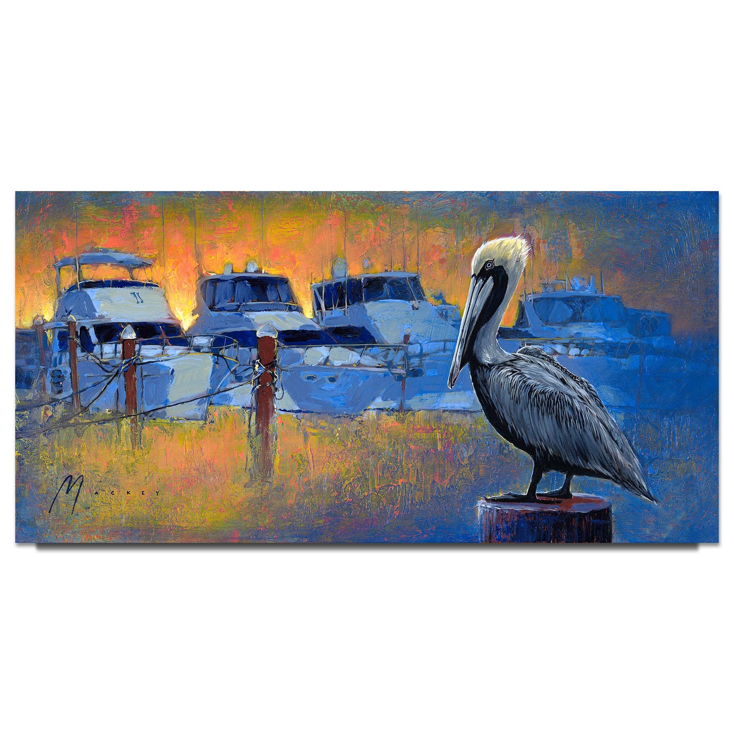Shawn Mackey "Harbor Mist" Limited Edition Canvas Giclee
