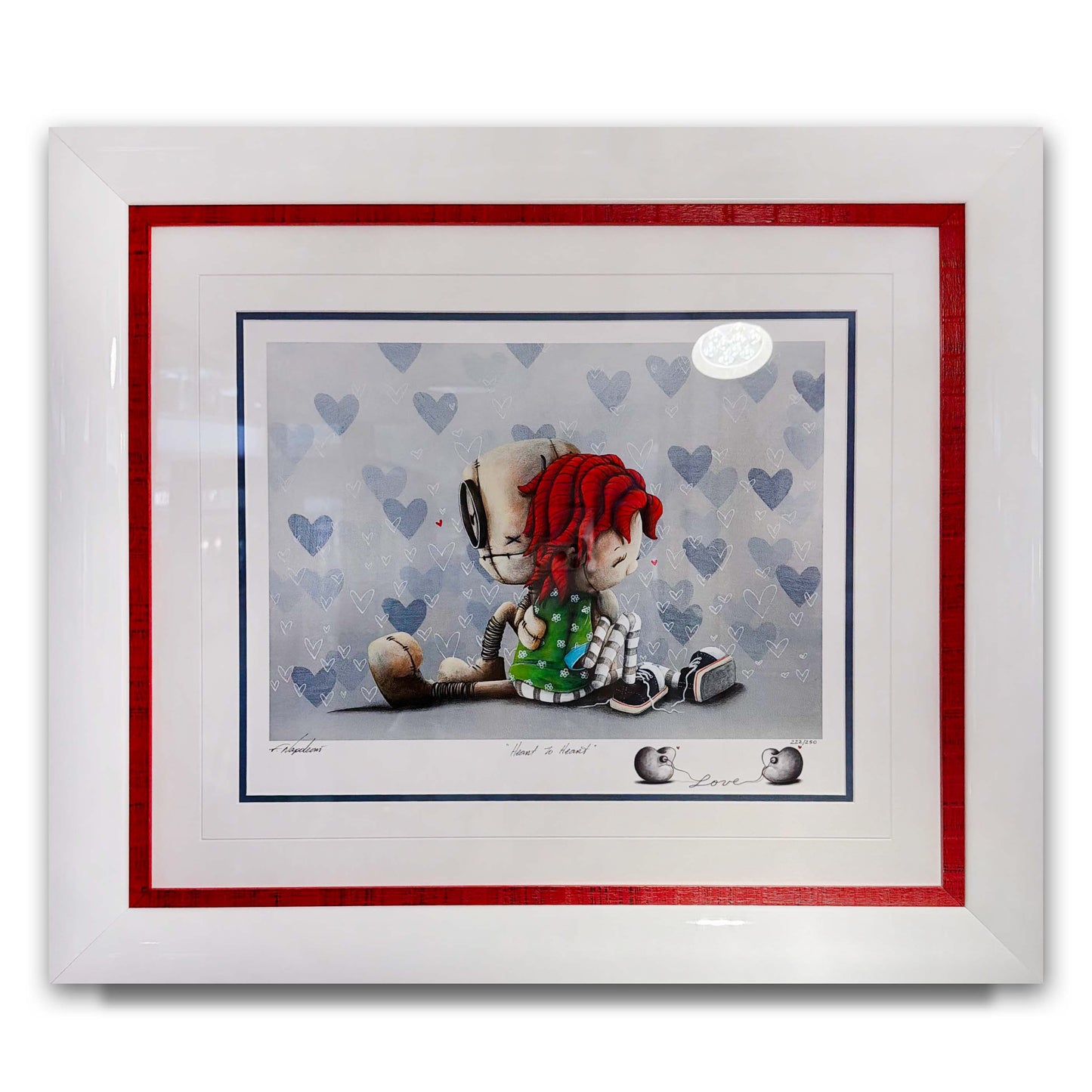 Fabio Napoleoni Framed • "Heart to Heart" Limited Edition
