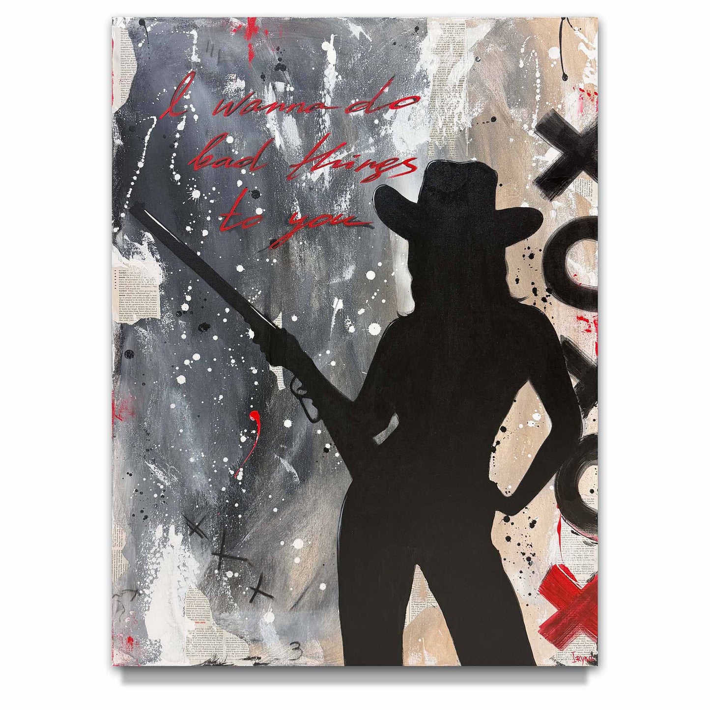 Iryna Miahka "I Want To Do Bad Things" Original Canvas