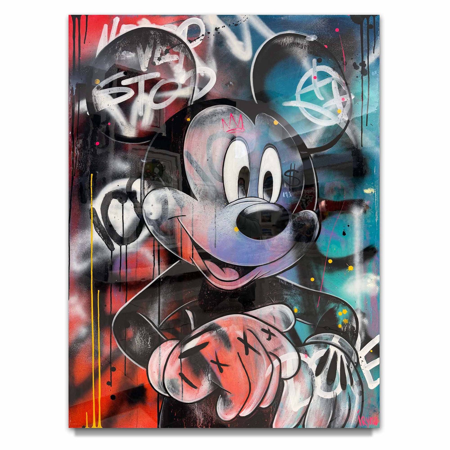 Iryna Miahka "Mickey Mouse" Original Canvas