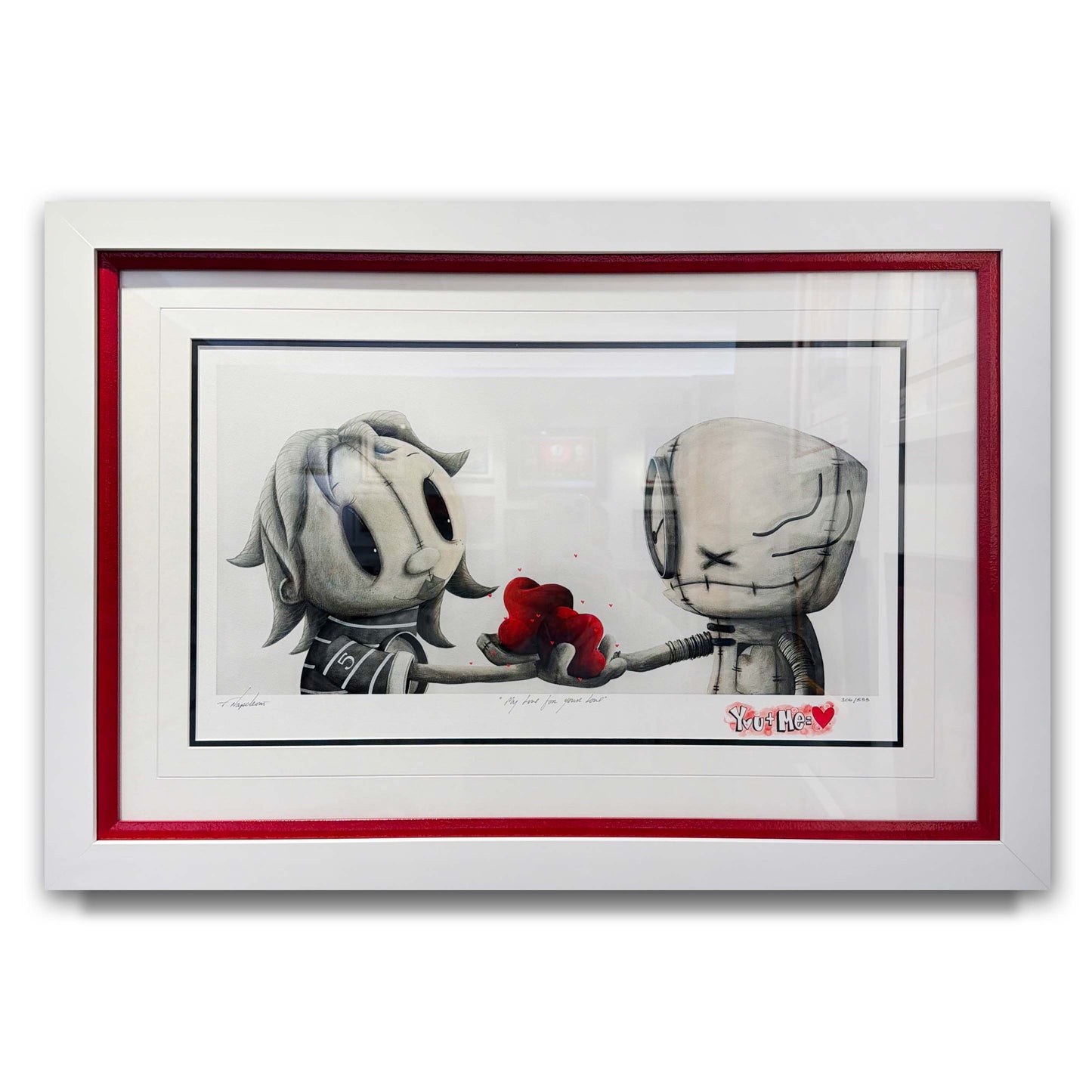 Fabio Napoleoni Framed • "My Love for Your Love" Limited Edition