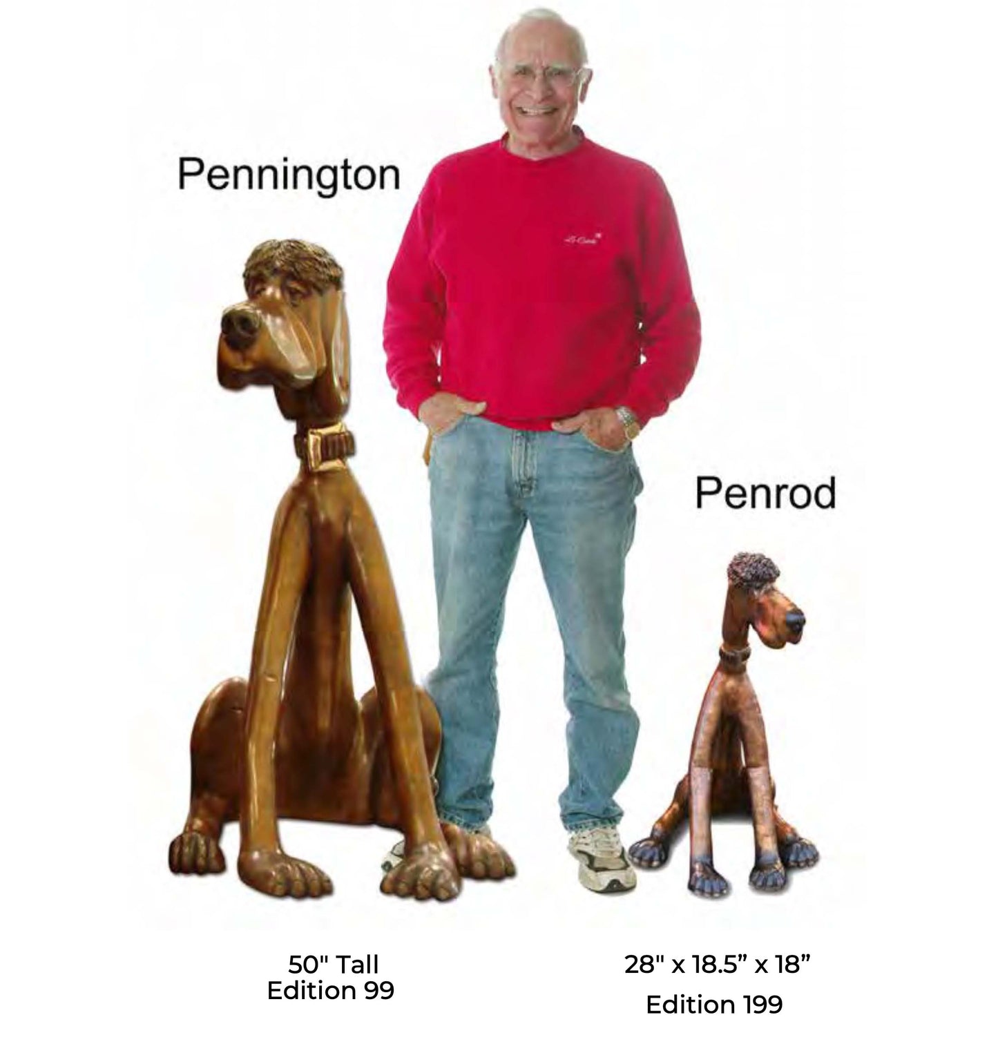Marty Goldstein "Penrod" Limited Edition Sculpture
