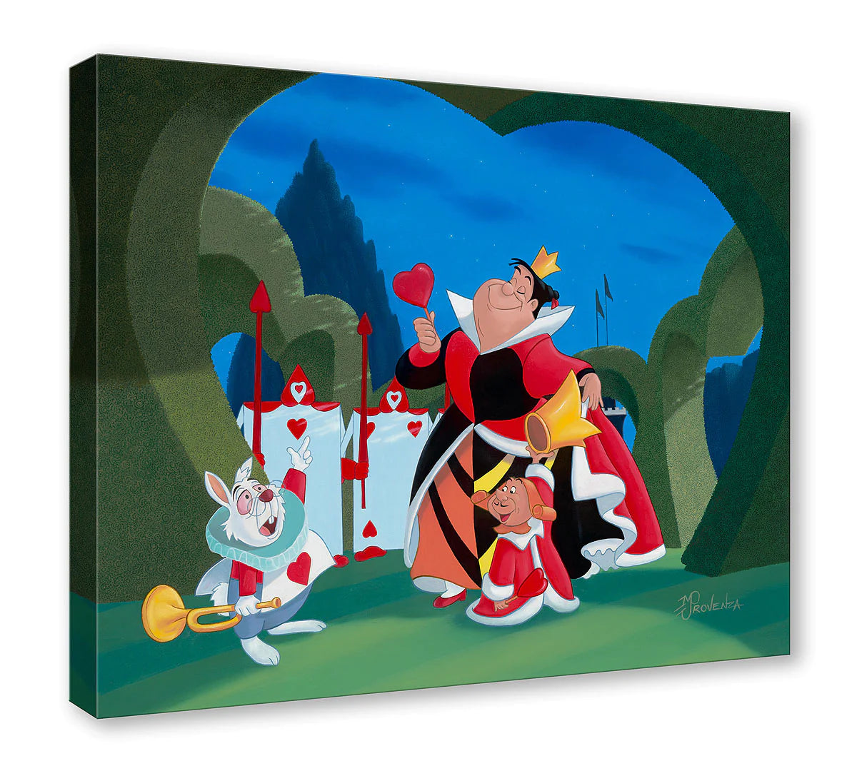 Michael Provenza Disney "The Queen of Hearts" Limited Edition Canvas Giclee
