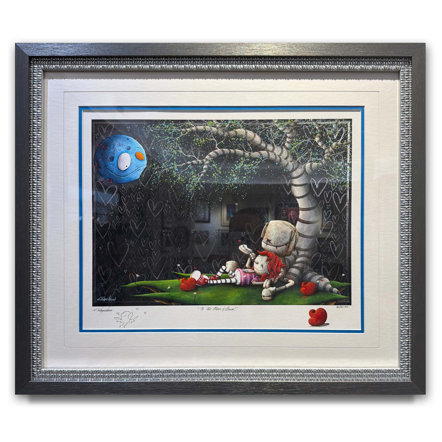 Fabio Napoleoni Framed • "To The Moon and Back" PP Limited Edition
