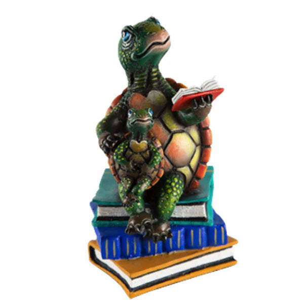 Carlos and Albert "Turtle & Son Book Club" Sculpture