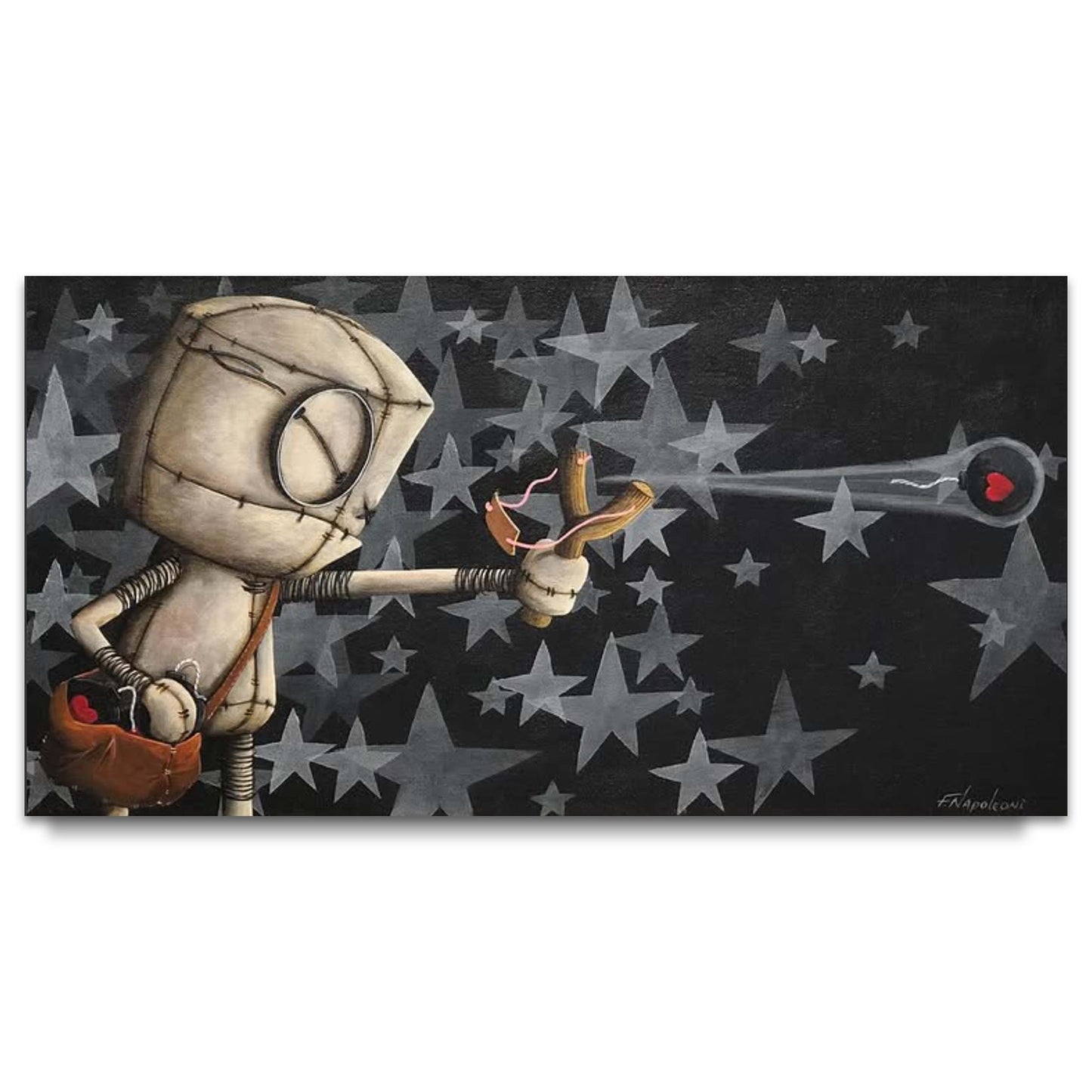 Fabio Napoleoni "A Shot of Compassion" Limited Edition Canvas Giclee
