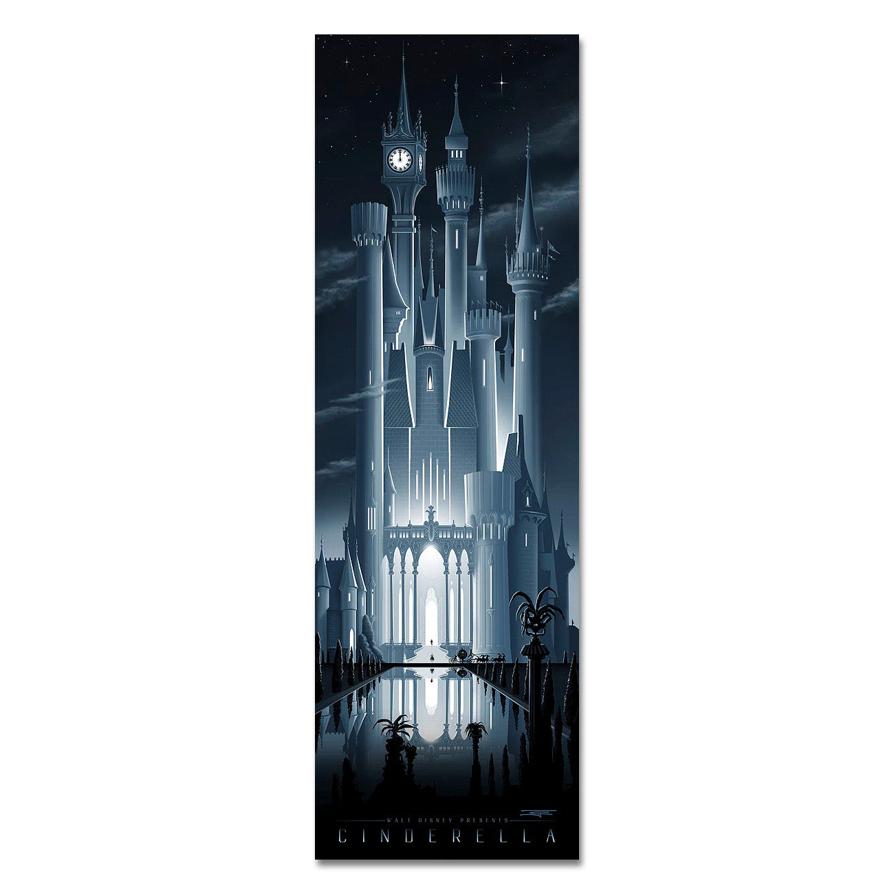 JC Richard "Cinderella Castle" Limited Edition Canvas Giclee