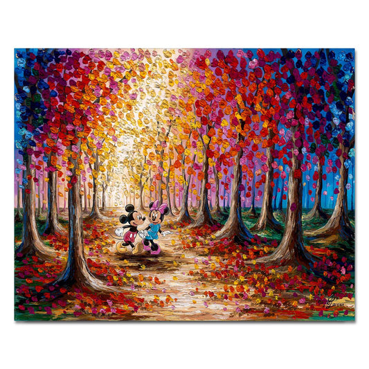 Jennifer Lanna Disney "Colorful Forest" Limited Edition Canvas Giclee