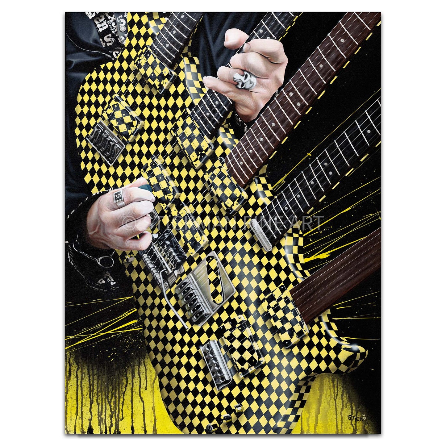 Stickman "Didn't I, Didn't I, Didn't I" (Cheap Trick) Limited Edition Giclee