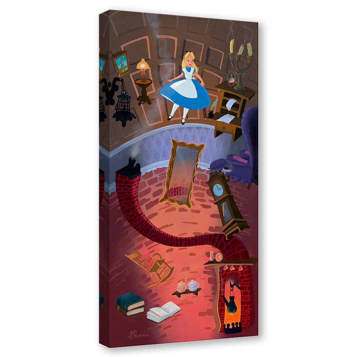 Michael Provenza Disney "The Rabbit Hole" Limited Edition Canvas Giclee