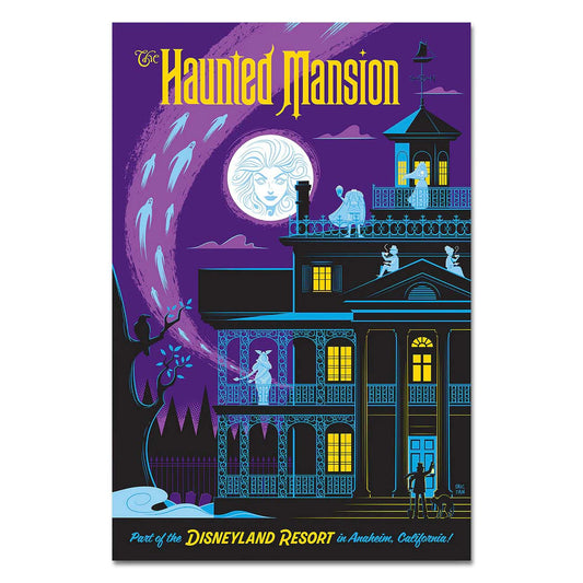 Eric Tan Disney "Disneyland's Haunted Mansion" Limited Edition Canvas Giclee