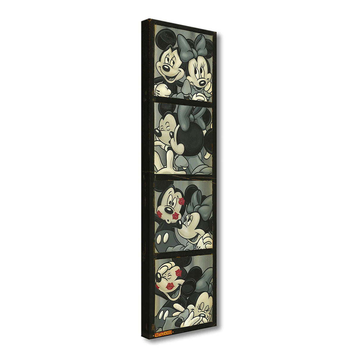 Trevor Carlton Disney "Photo Booth Kiss" Vintage Classics Edition • Reclaimed Wood