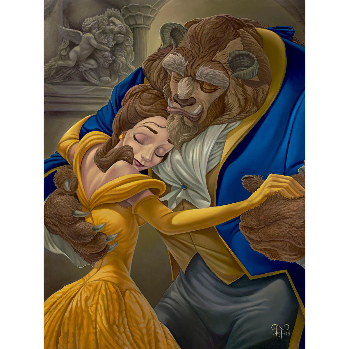 Jared Franco Disney "Falling in Love" Limited Edition Canvas Giclee