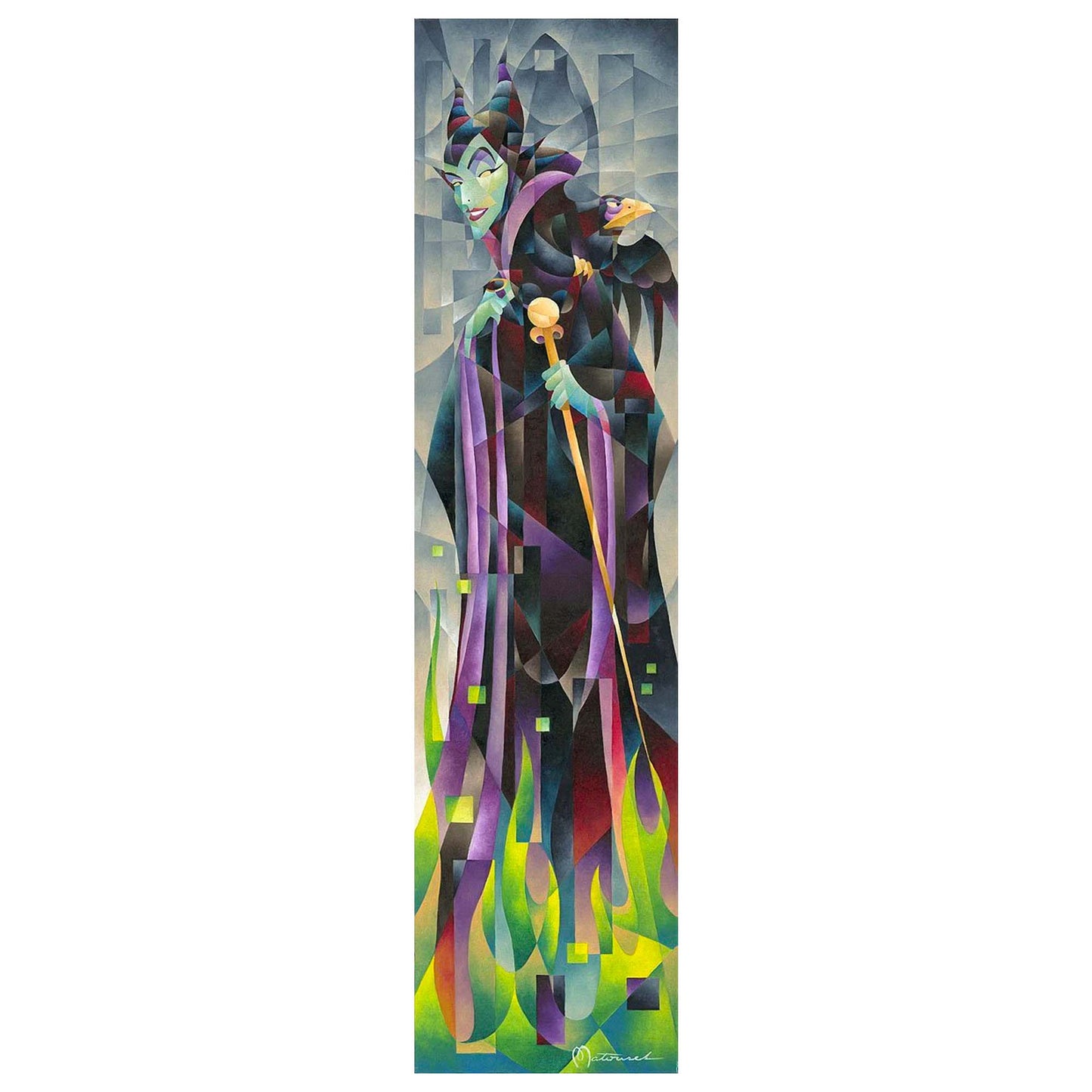 Tom Matousek Disney "Flames of Maleficent" Limited Edition Canvas Giclee