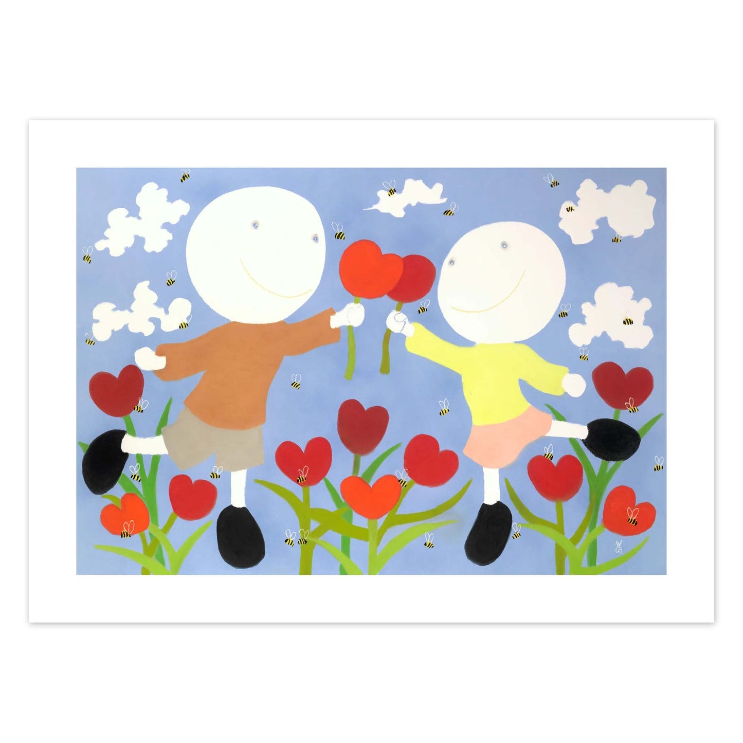 Mackenzie Thorpe "Friends" Limited Edition
