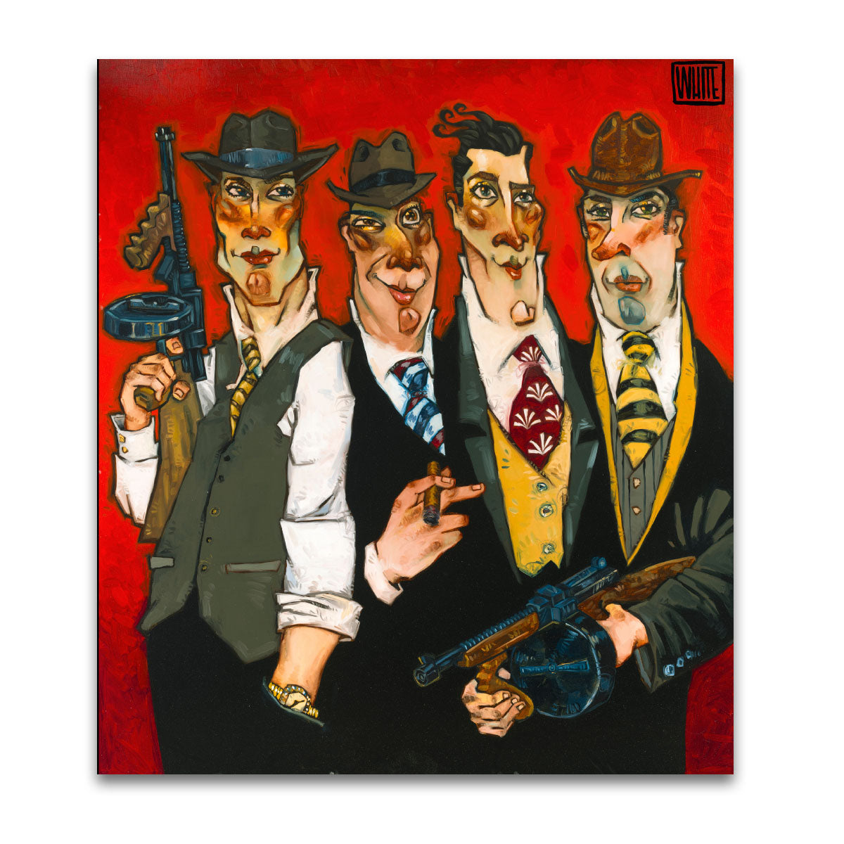 Todd White "Gangstas" Limited Edition Canvas