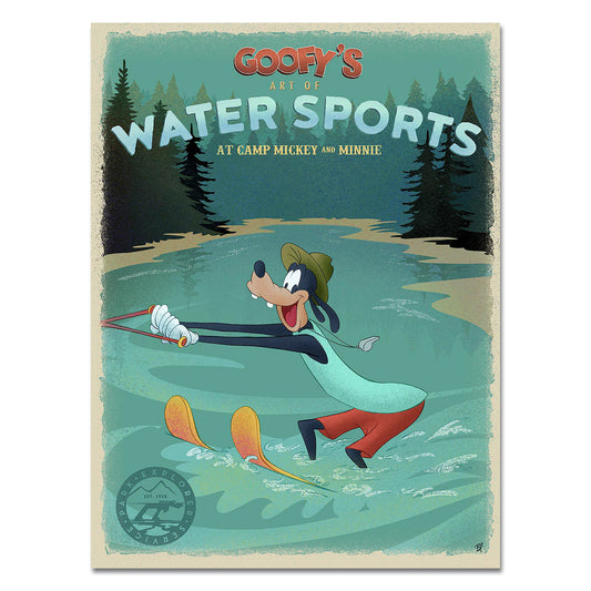 Bret Iwan Disney "Goofy's Water Sports" Limited Edition Canvas Giclee