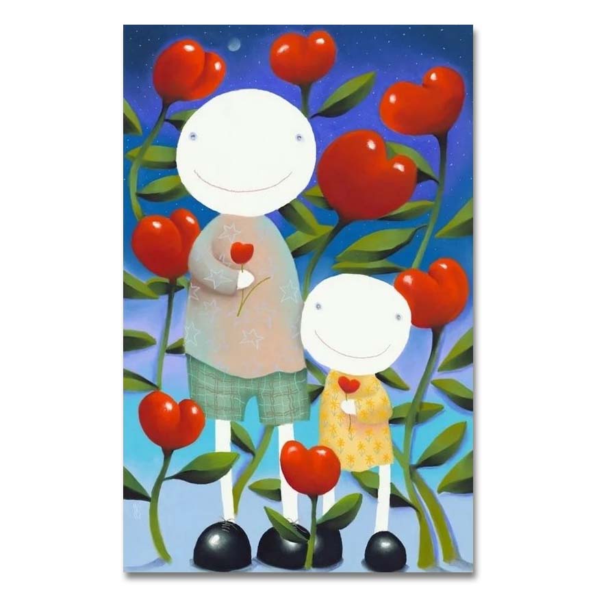 Mackenzie Thorpe "Happiness" Limited Edition Paper Giclee