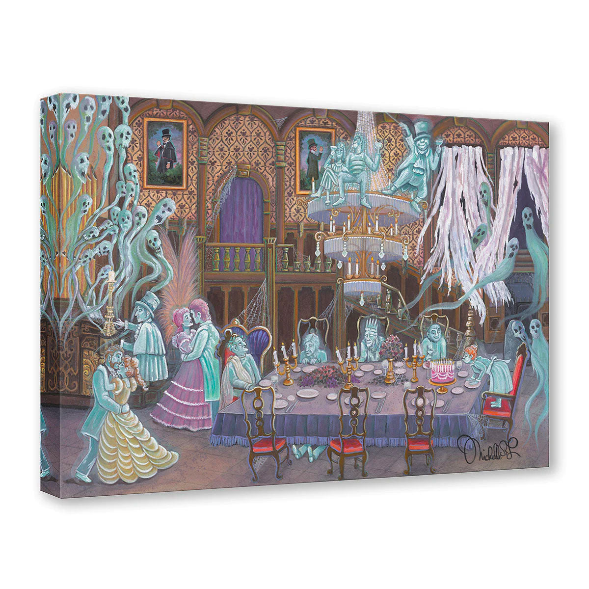 Michelle St. Laurent Disney "Haunted Ballroom" Limited Edition Canvas Giclee