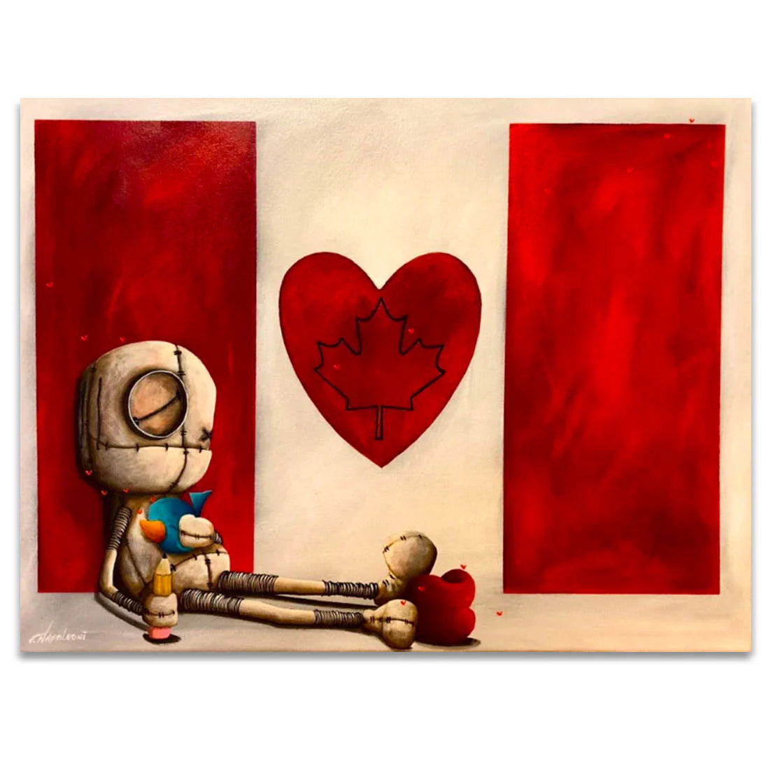 Fabio Napoleoni "I Love Yah" Limited Edition Canvas Giclee