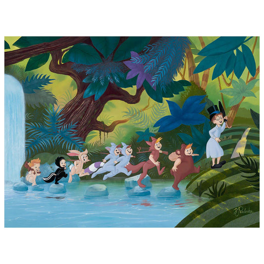 Michael Provenza Disney "Lost and Found" Limited Edition Canvas Giclee
