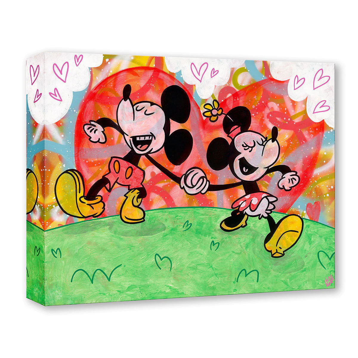 Beau Hufford Disney "Love Goes Hand in Hand" Limited Edition Canvas Giclee