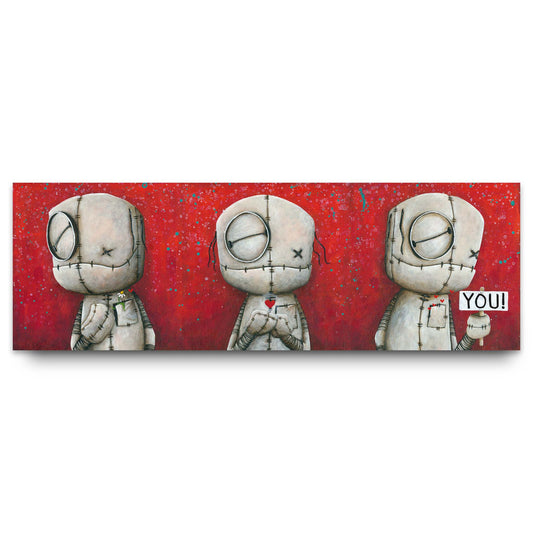 Fabio Napoleoni "Love You" Limited Edition Canvas Giclee