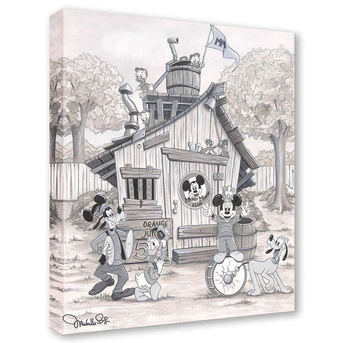 Michelle St. Laurent Disney "Mickey Mouse Clubhouse" Limited Edition Canvas Giclee