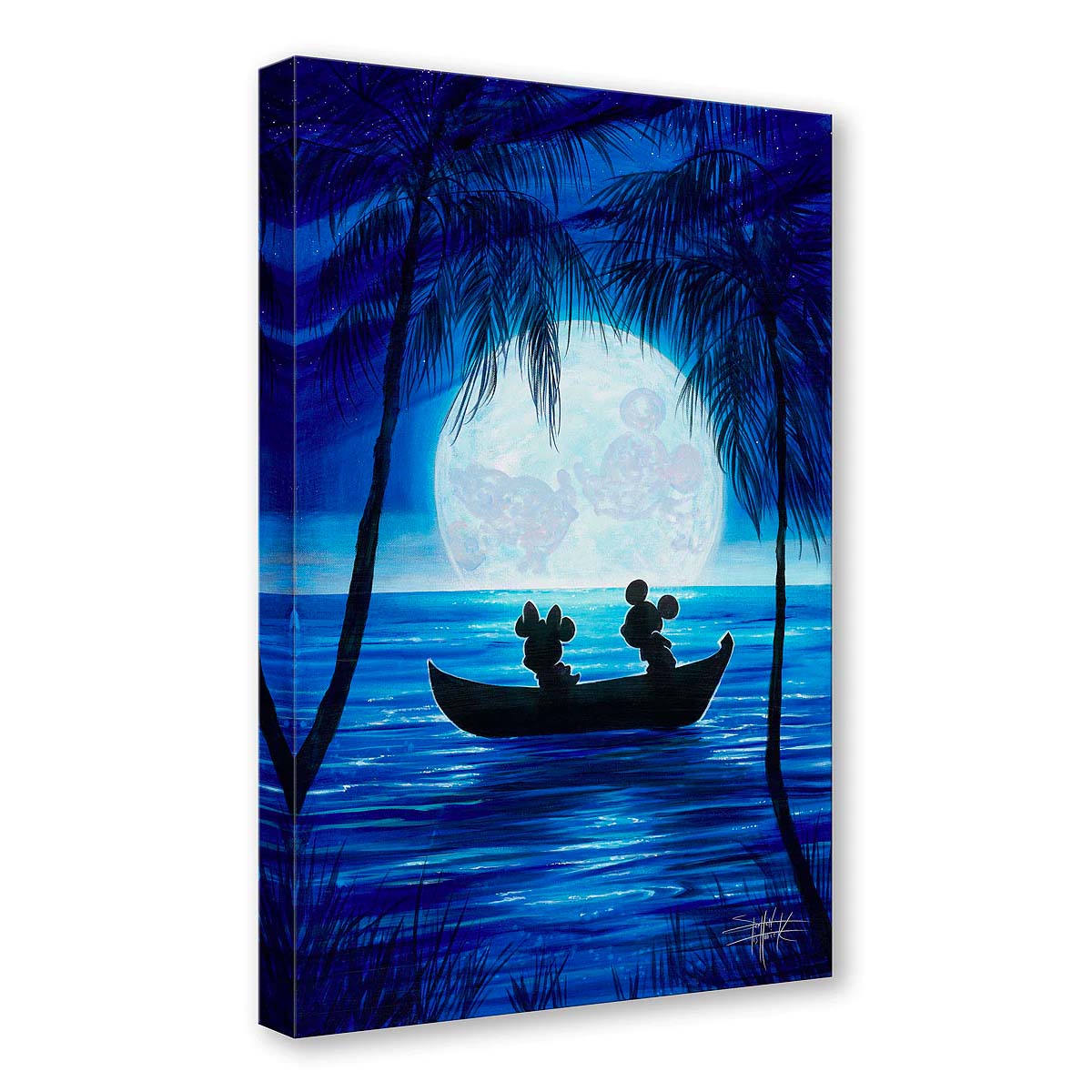 Stephen Fishwick Disney "Moonlight Moment" Limited Edition Canvas Giclee
