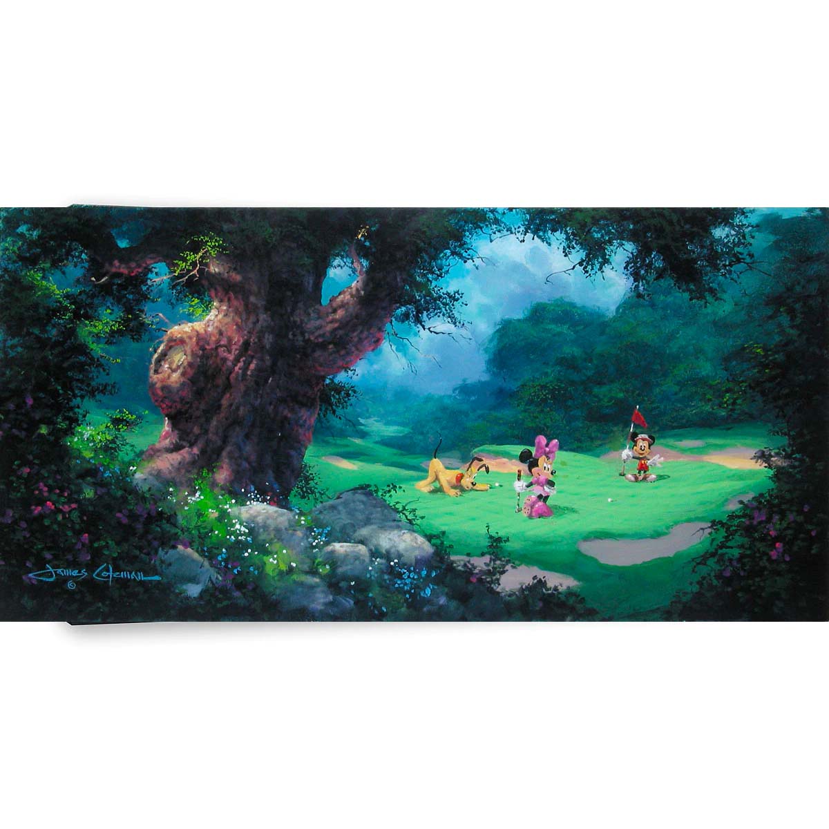 James Coleman Disney "On the Green" Limited Edition Canvas Giclee