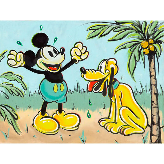 Dom Corona Disney "Pals in Paradise" Limited Edition Canvas Giclee