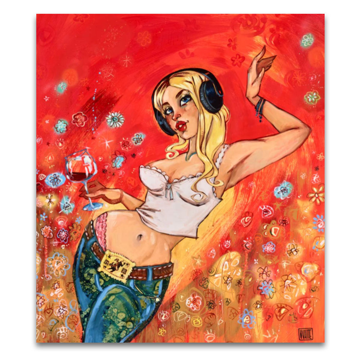 Todd White "Paper Tiger" Limited Edition Canvas