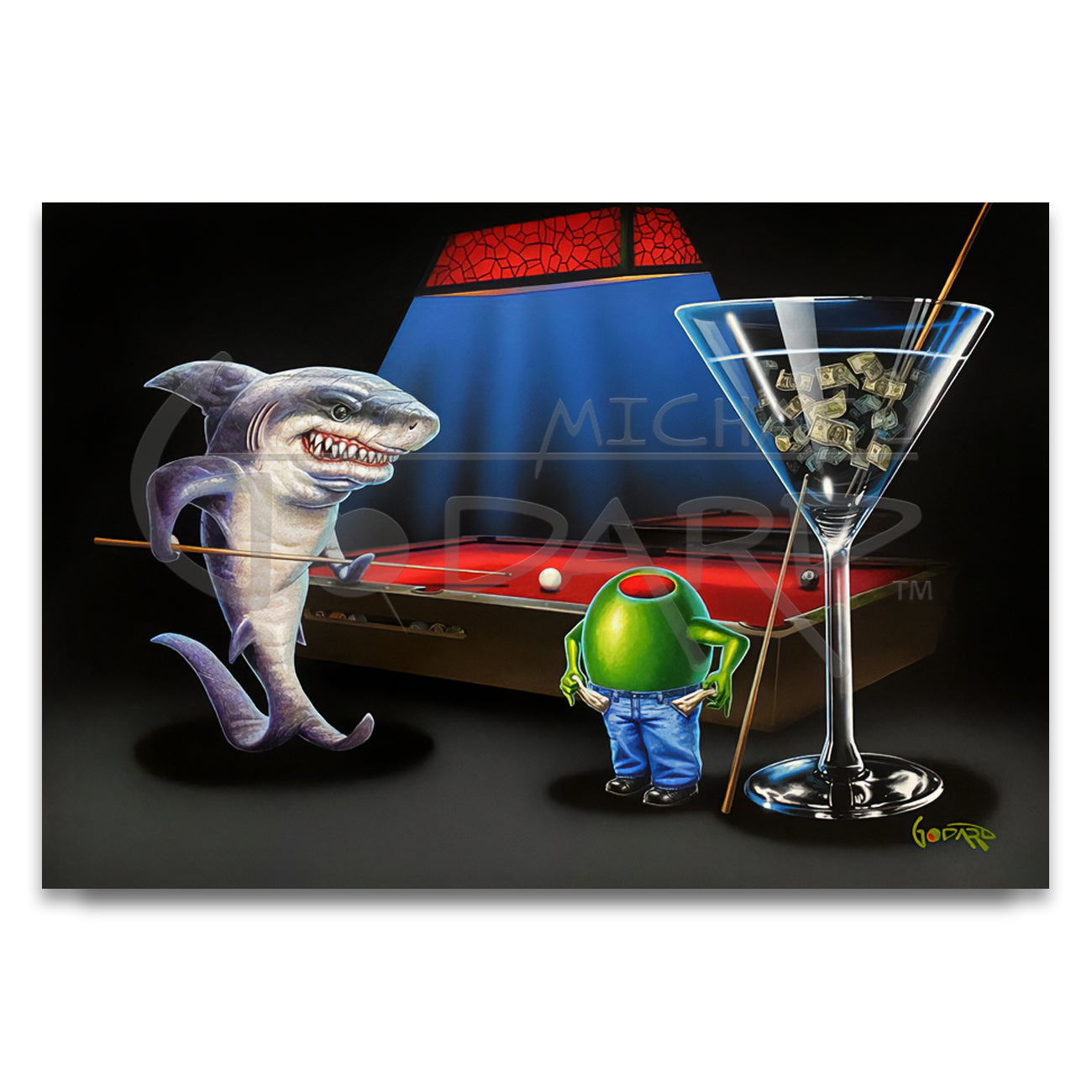 Michael Godard "Pool Shark 4" Limited Edition