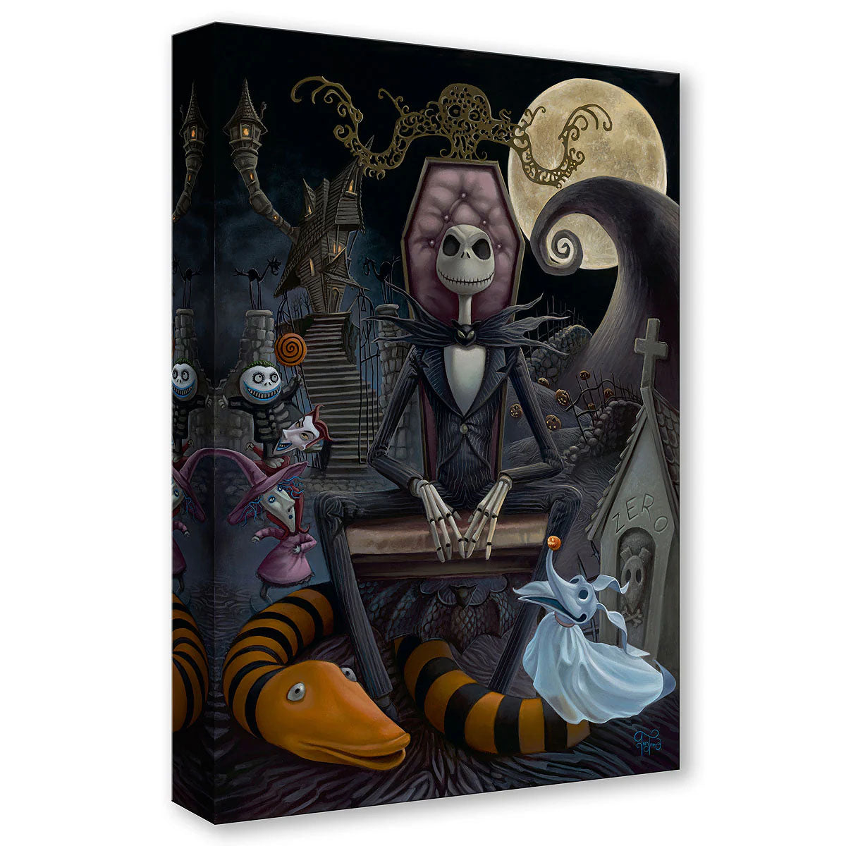 Jared Franco Disney "The Pumpkin King" Limited Edition Canvas Giclee