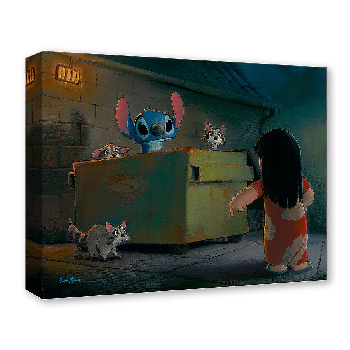 Rob Kaz Disney "Diving" Limited Edition Canvas Giclee