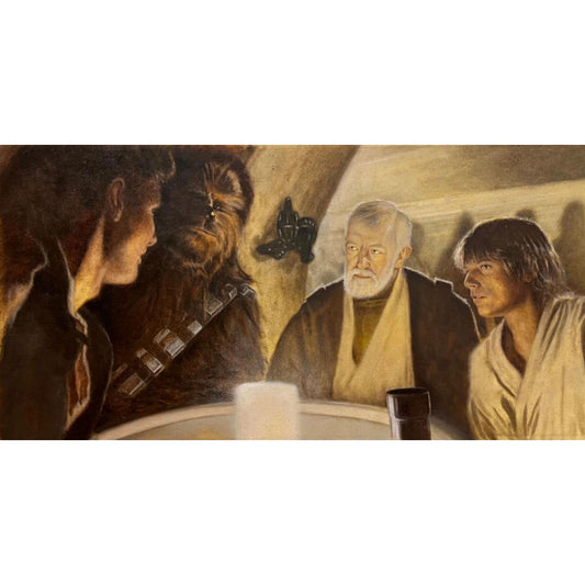 Mike Kupka Star Wars "Meeting of the Minds" Limited Edition Canvas Giclee