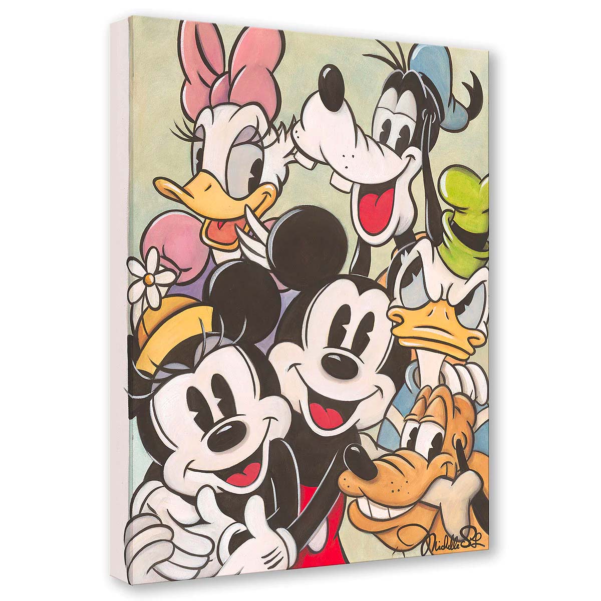 Michelle St. Laurent Disney "The Fabulous Six!" Limited Edition Canvas Giclee