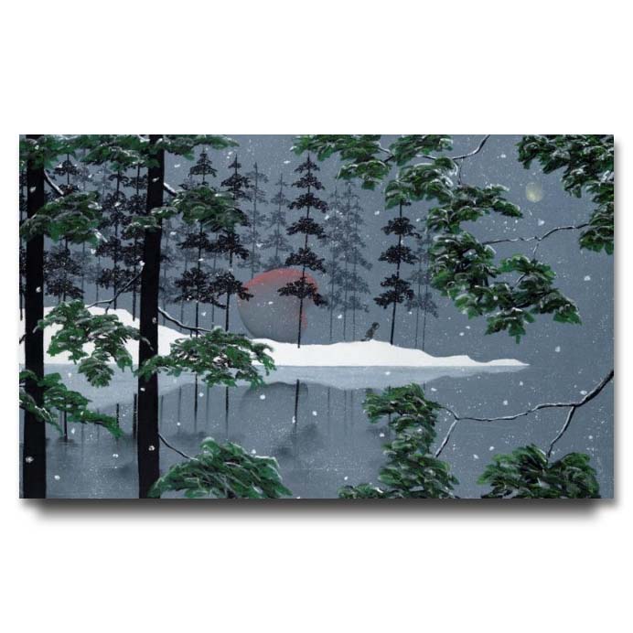 Mackenzie Thorpe "The Heart of Winter" Limited Edition Paper Giclee