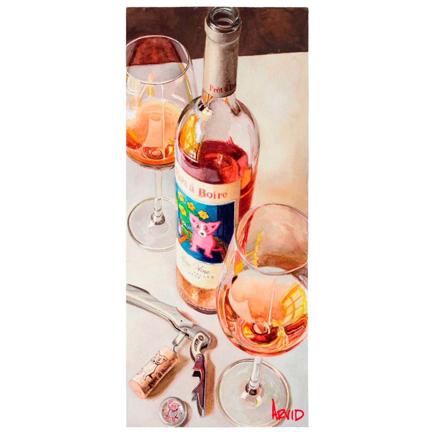 Thomas Arvid "Doggone Great" Limited Edition Paper Giclee