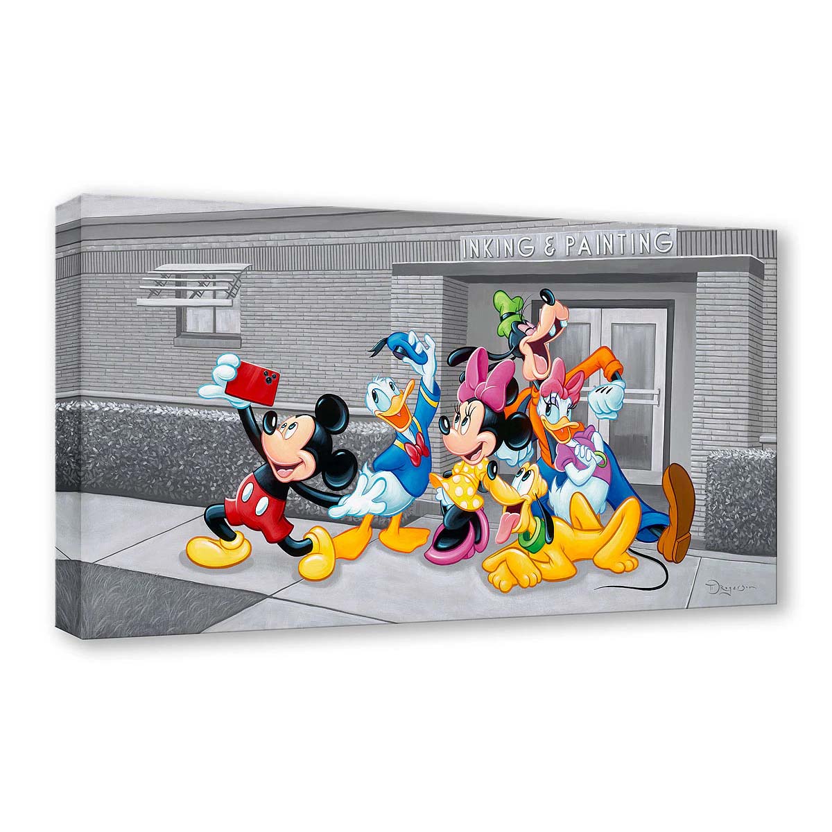 Tim Rogerson Disney "Celfie" Limited Edition Canvas Giclee