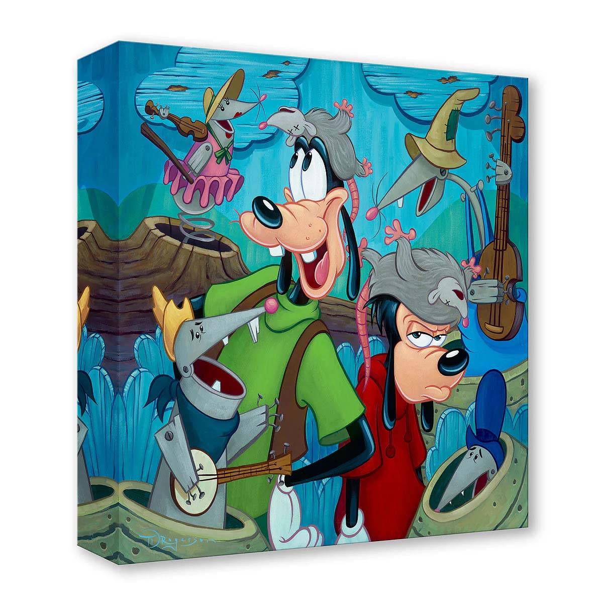 Tim Rogerson Disney "Possum Posse" Limited Edition Canvas Giclee