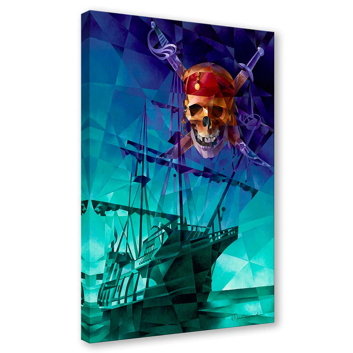 Tom Matousek Disney "The Black Pearl" Limited Edition Canvas Giclee