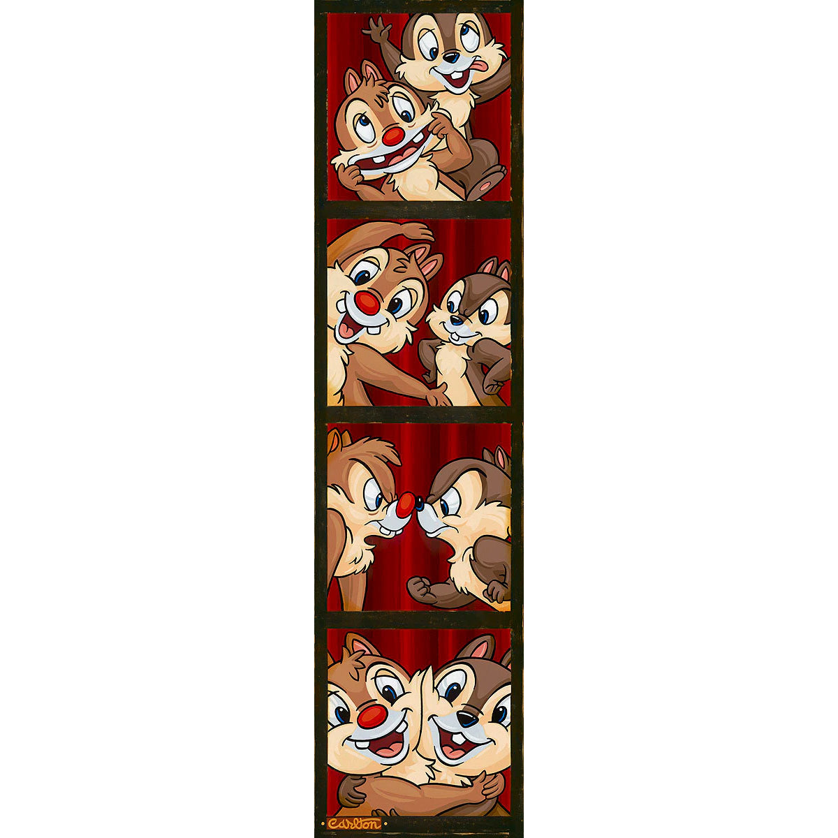 Trevor Carlton Disney "A Couple of Nutty Chipmunks" Vintage Classics Edition • Reclaimed Wood